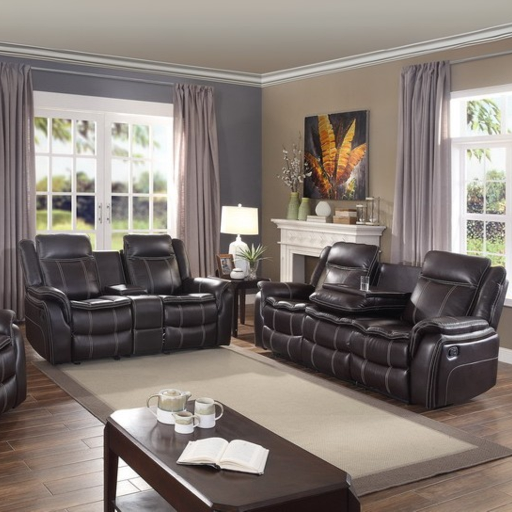 Sofa & Loveseat M8228 Beown