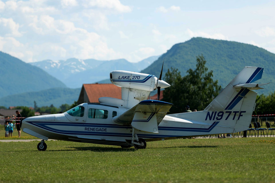 LAKE LA4-270T Renegade iconic flyingboat at the Airfield of Berane