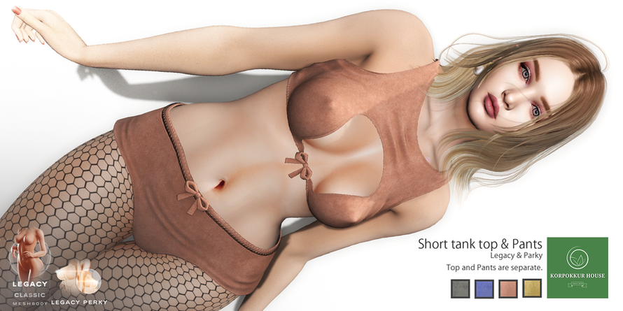 Short tank top & Pants ( Legacy Spring Fair )