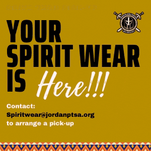 Your Pre-Ordered Spirit Wear is Here!