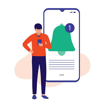 Instant Notification on a Smart Phone Upon Detection of Movements