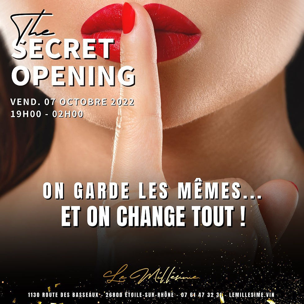 THE SECRET OPENING