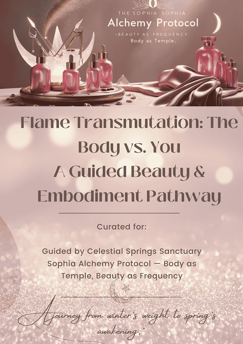 Sophia Alchemy - Flame Transmutation – 90-Day Accelerated Weight Release System