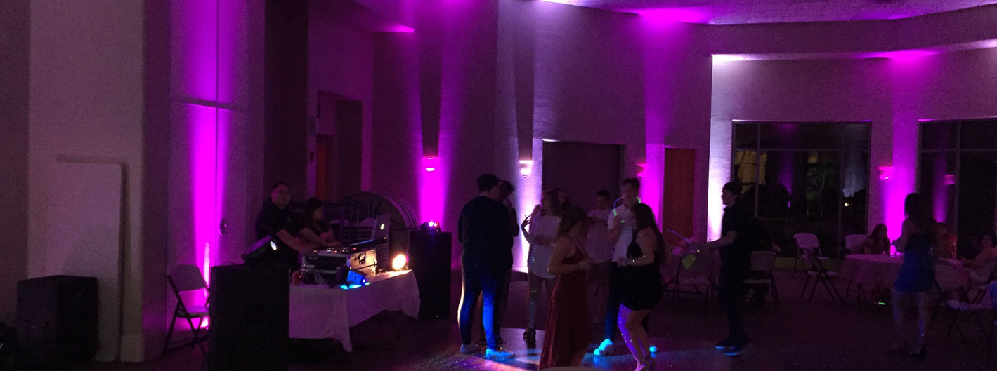 LED Up-lighting effects in Scottsdale