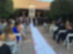 Arizona Wedding Reception outside