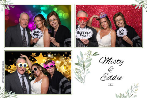4x6 printout - Wedding design w/ 3 photos