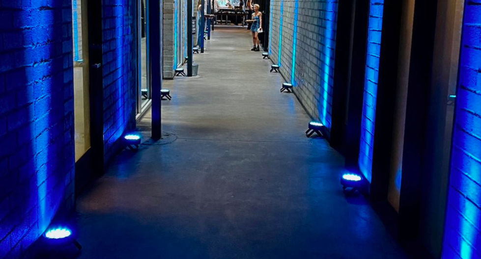 LED up lighting effects 