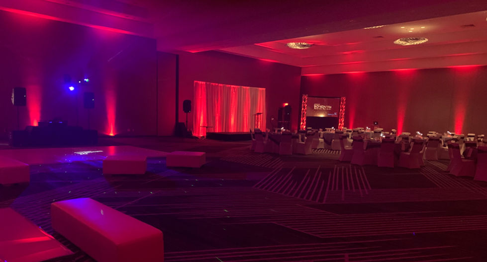 LED up-lights in Scottsdale