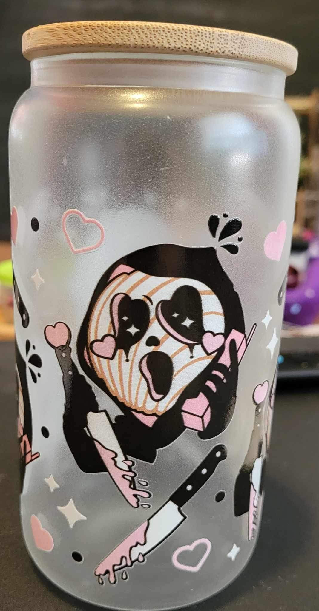 Ghostface 16oz Libby Glass