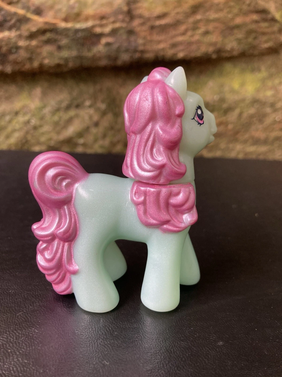 Minty figure from the back