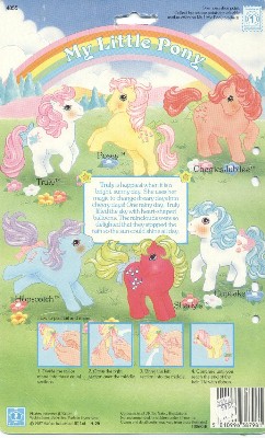 Pony Friends card example (Truly's Card) -- Source: Angel Fire
