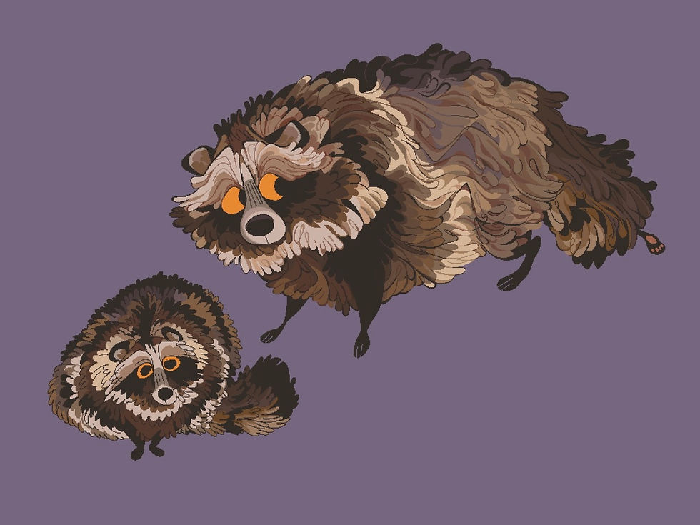 Raccoon Dog (Tanuki) Print