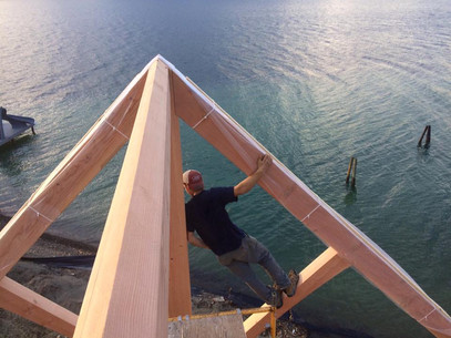 timber fame on the water