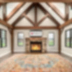 Timber frame great room