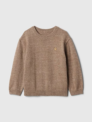 brown boys knit sweater