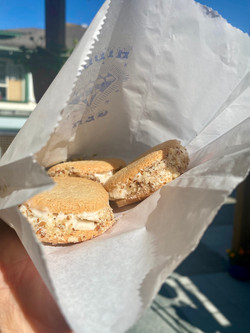 Mini Macaron Ice Cream Sandwiches
