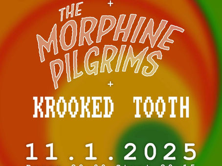 Krooked Tooth Gig mit The Morphine Pilgrims und Sinowatz 11.01.25 20:00