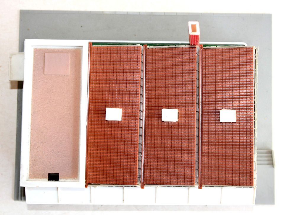 Miniaturbild: JOUEF HO 1014 MAQUETTE USINE 1950-60 FABRIQUE ENTREPRISE HANGAR ATELIER ENTREPOT