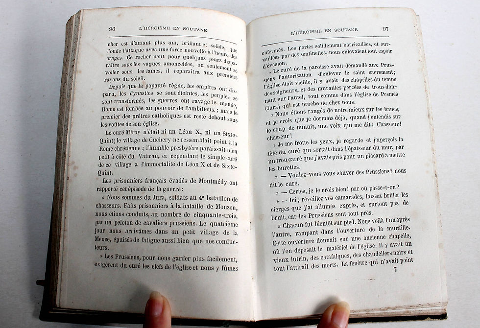 Miniatura: L'HEROISME EN SOUTANE par LE GENERAL AMBERT - 12eme EDITION 1879 E.DENTU EDITEUR