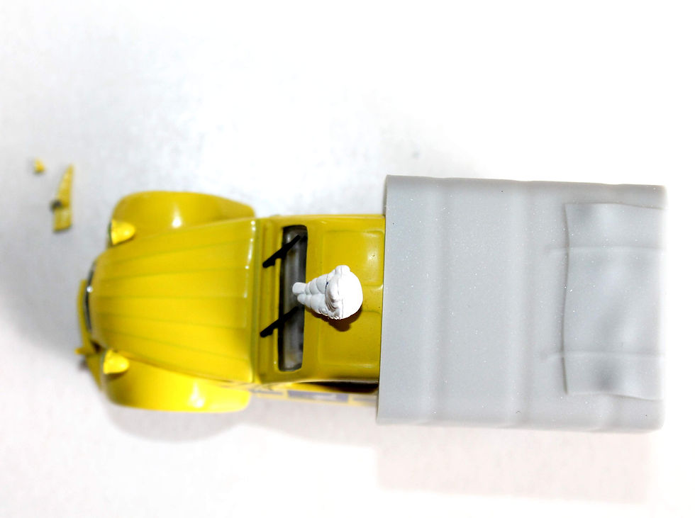 Miniatura: NOREV 1/43 CITROEN 2CV PICK UP MICHELIN 1964 VOITURE AUTOMOBILE MINIATURE REDUIT