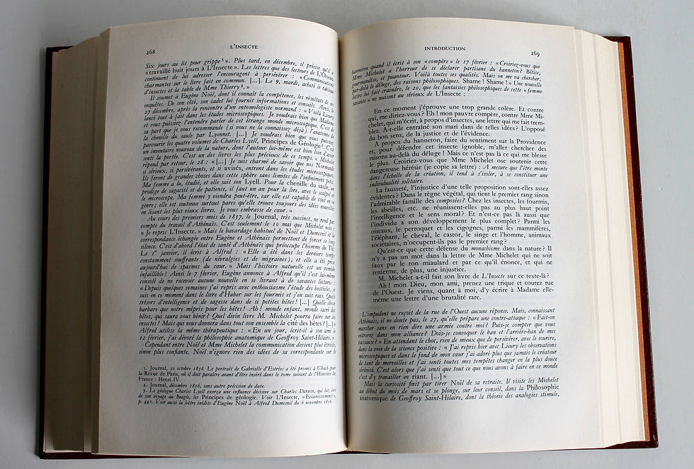 縮圖：OEUVRES COMPLETES de MICHELET - TOME XVII - L'OISEAU & L'INSECTE 1986 FLAMMARION