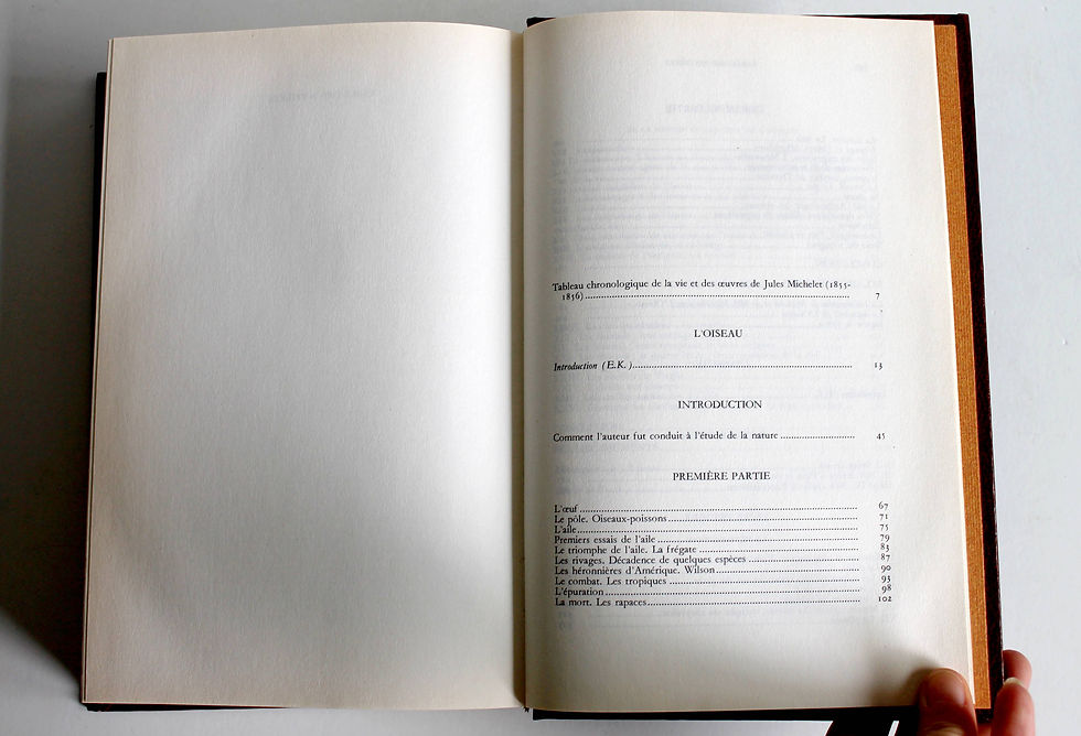 Miniatura: OEUVRES COMPLETES de MICHELET - TOME XVII - L'OISEAU & L'INSECTE 1986 FLAMMARION