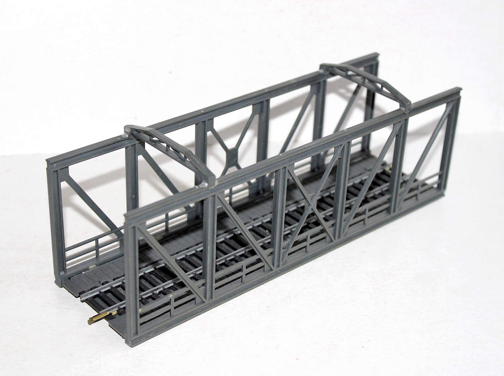 JOUEF HO 670 MAQUETTE PONT METALLIQUE, VIADUC DE 1 VOIE PASSAGE SUPERIEUR L=25cm