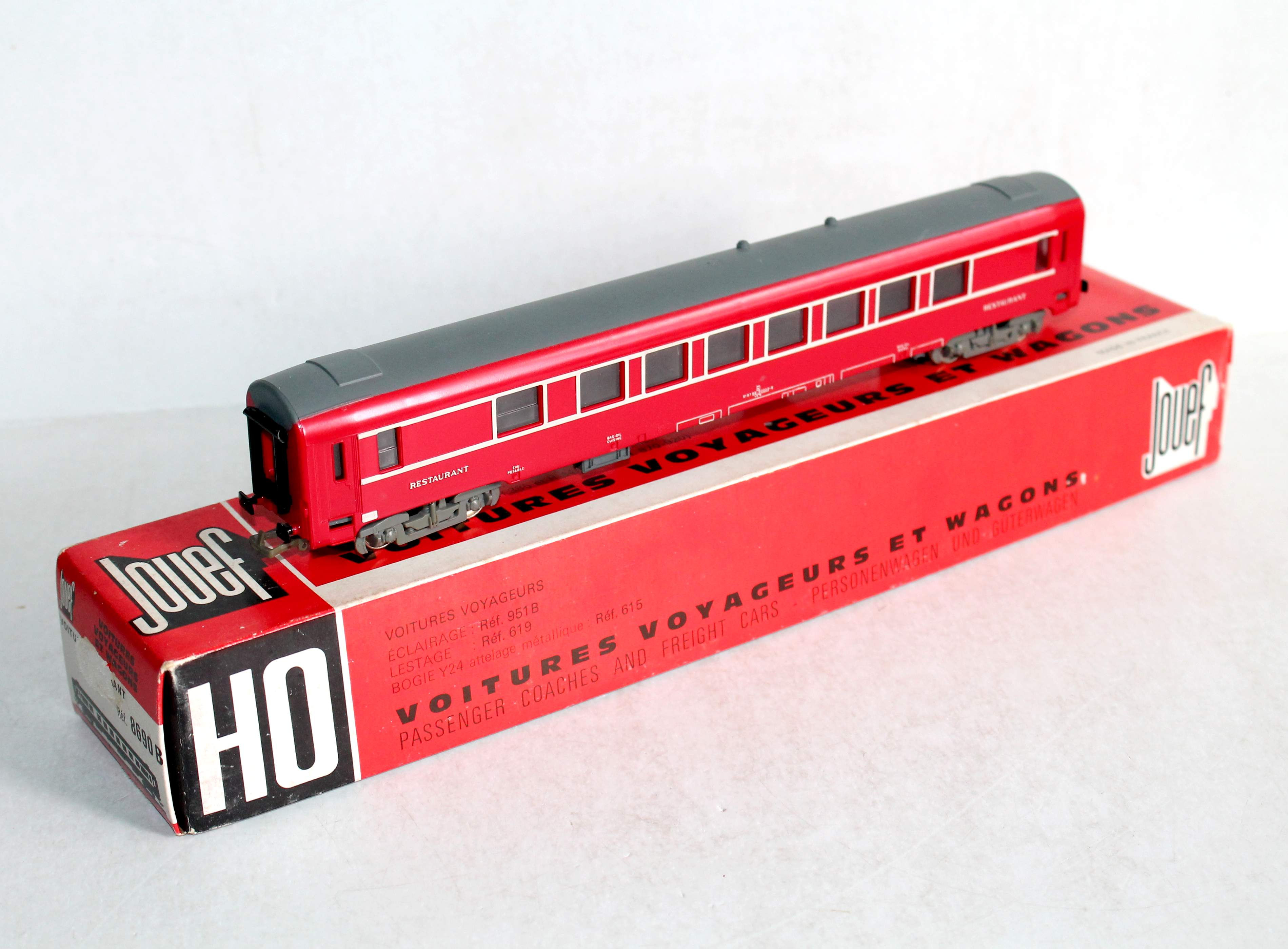 JOUEF HO 8690 VOITURE VOYAGEUR WAGON RESTAURANT DEV SNCF 51 87 88-80002-8