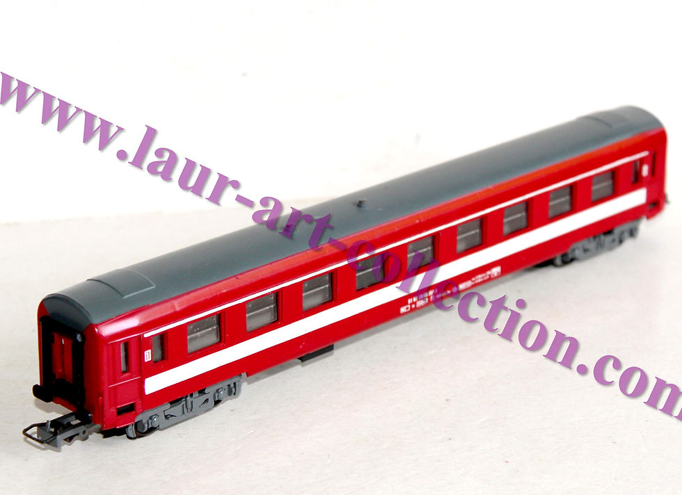 Miniatura: JOUEF HO 5270 VOITURE VOYAGEUR UIC TYPE Y, 1er CLASSE, WAGON ROUGE CAPITOLE SNCF