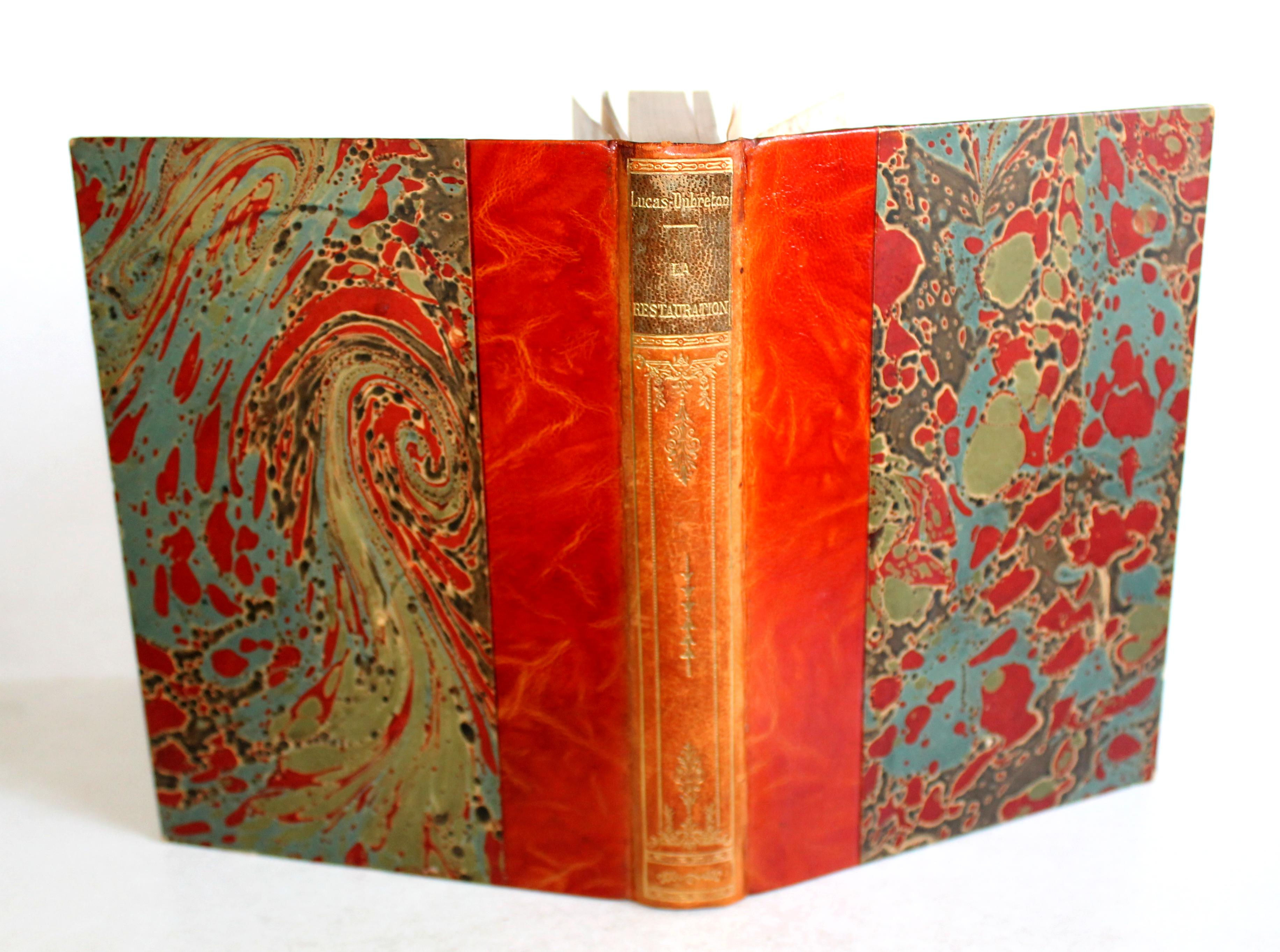 HISTOIRE DE FRANCE, RESTAURATION ET MONARCHIE DE JUILLET par LUCAS DUBRETON 1926