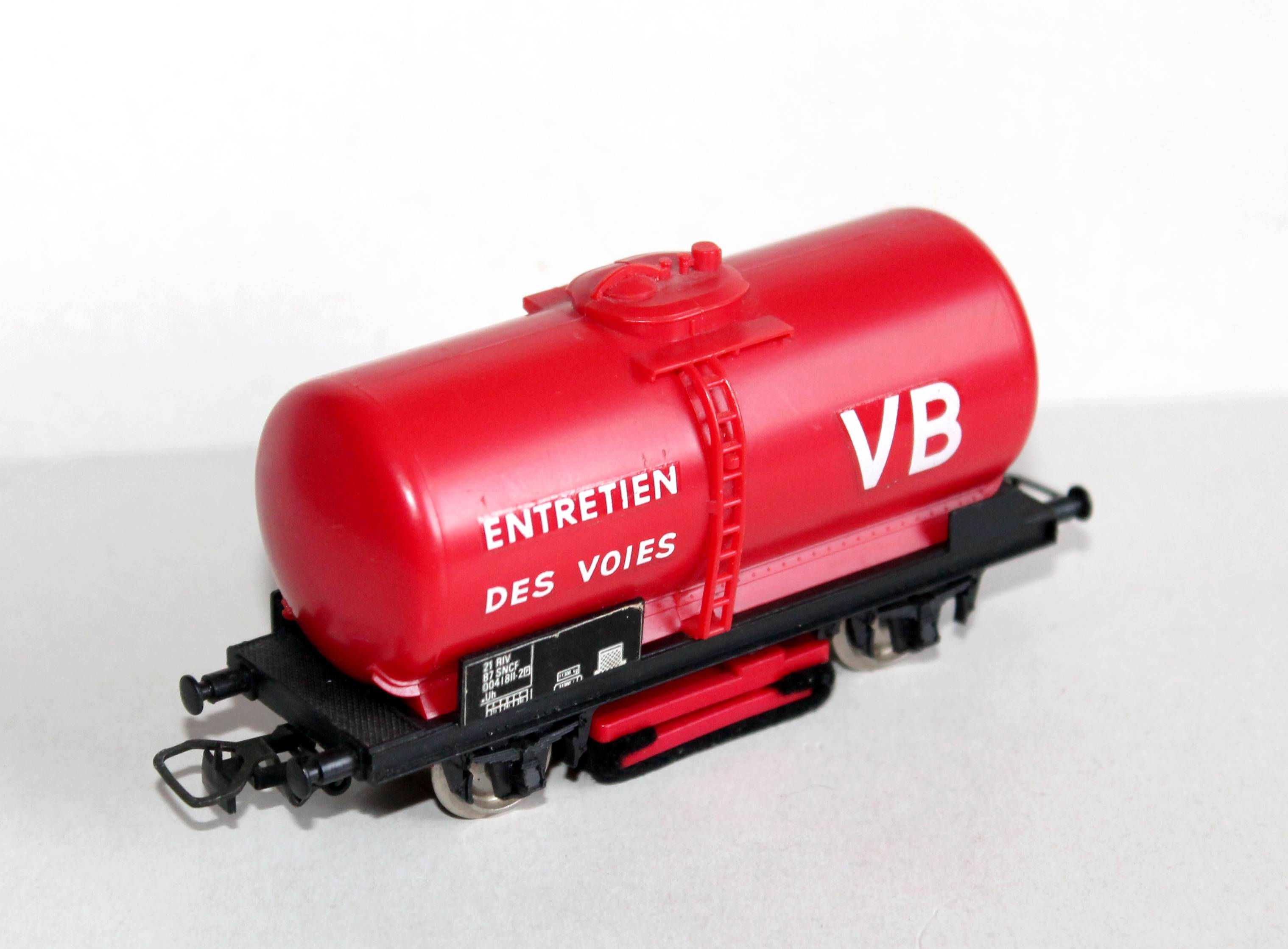 JOUEF HO 6495 WAGON CITERNE RESERVOIR, ENTRETIEN NETTOYEUR DES VOIES SNCF Uh 004