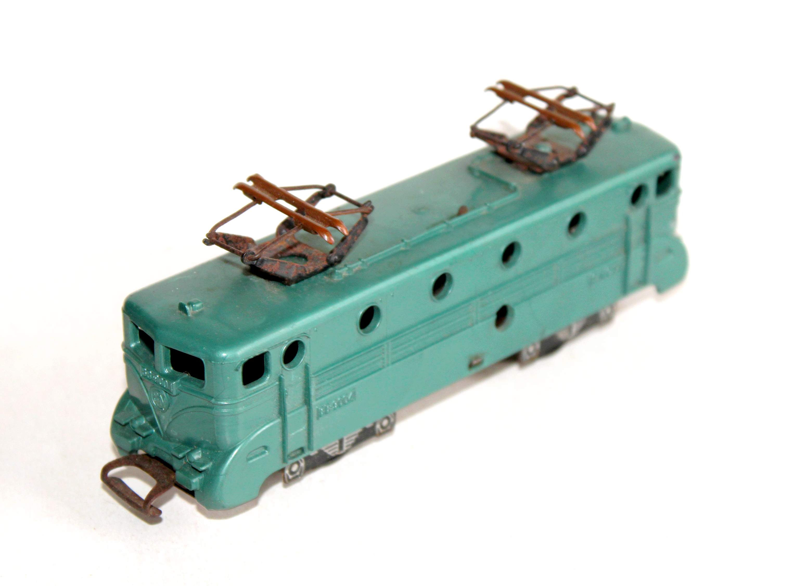 JOUEF HO 537 LOCOMOTIVE ELECTRIQUE MECANIQUE SNCF BB 9004 LEVIER, MOTEUR RESSORT