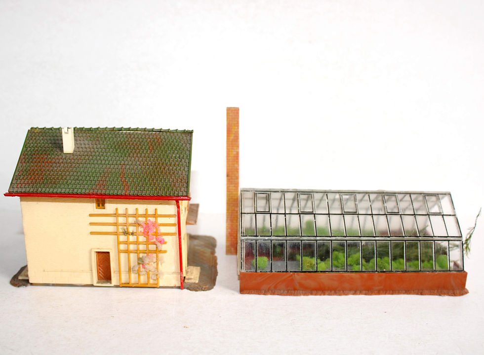 섬네일: FALLER HO b-220 MAQUETTE MAGASIN FLEUR FLEURISTE HORTICULTURE + SERRE, PEPINIERE