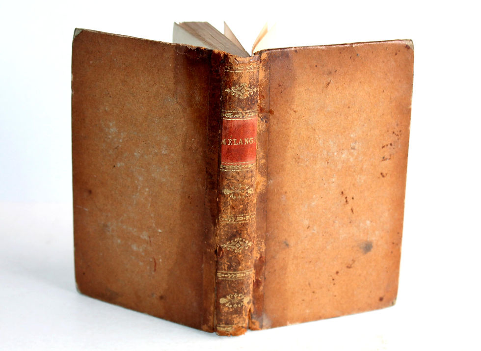Miniatura: MELANGES DE POESIE ET DE LITTERATURE PAR M. DE FLORIAN 1800 GUILLEMINET, POEME