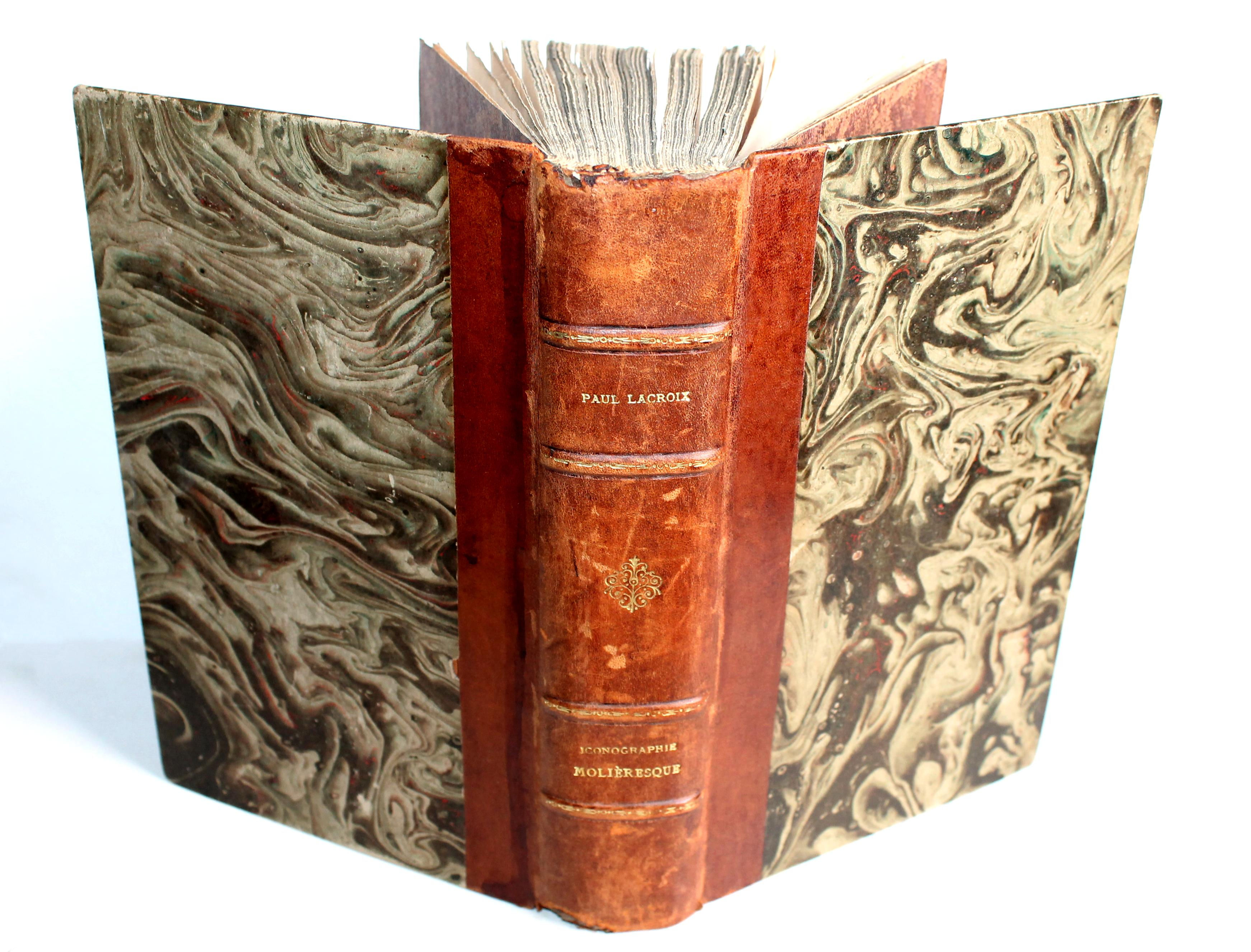 ICONOGRAPHIE MOLIERESQUE de PAUL LACROIX, SECONDE EDITION 1876 FONTAINE LIBRAIRE