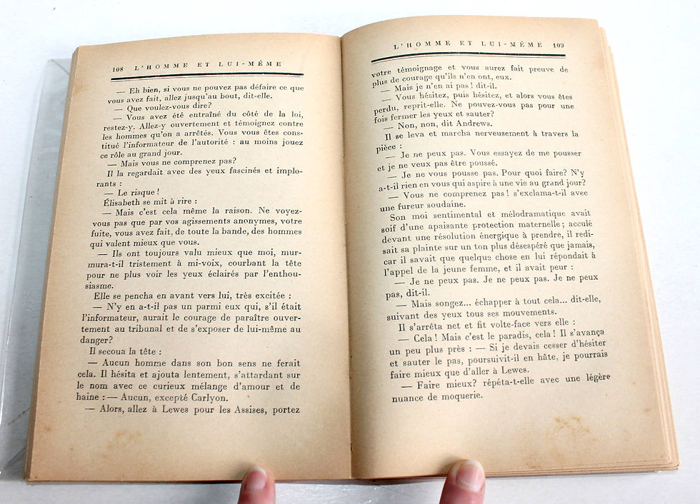 Thumbnail: L'HOMME ET LUI-MEME (THE MAN WITHIN) ROMAN de GRAHAM GREENE 1931 LIBRAIRIE PLON