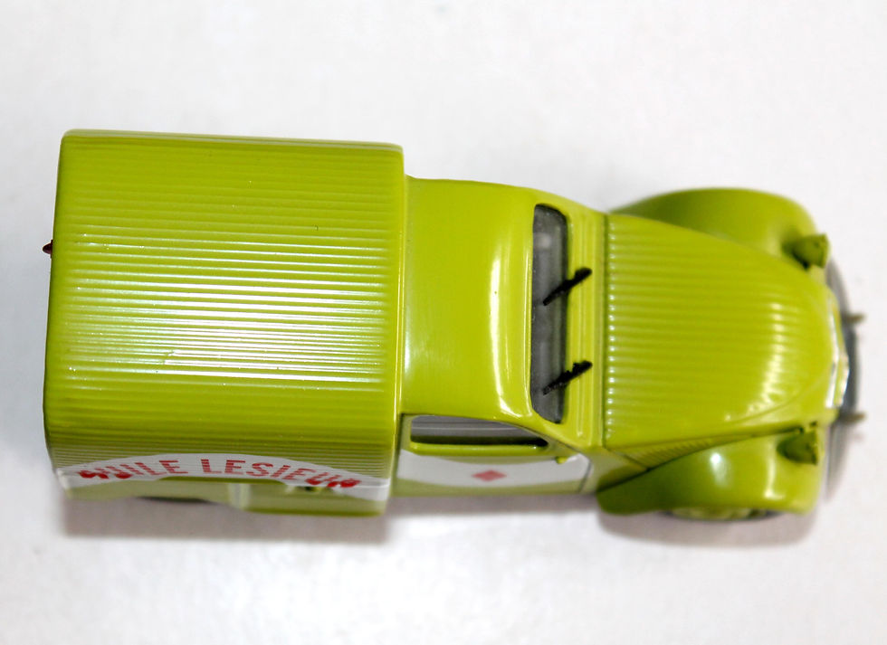 Miniaturebillede: NOREV 1/43 CITROEN 2CV AZU HUILE LESIEUR 1955, FOURGONNETTE VOITURE MINIATURE