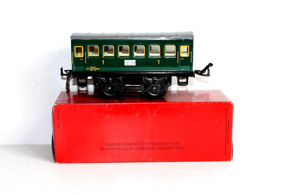 Miniaturbild: SERIE HORNBY - VOITURE VOYAGEUR - ECH O N°402353W 1e CLASSE mjfi 53028 PARIS-MAR