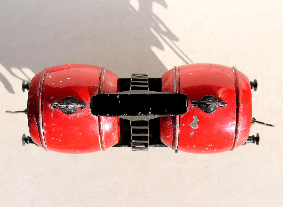 Indexkép: HORNBY O / 0, 1/48 WAGON CITERNE BI-FOUDRE, TONNEAU TRANSPORT VIN BORDEAUX N°728