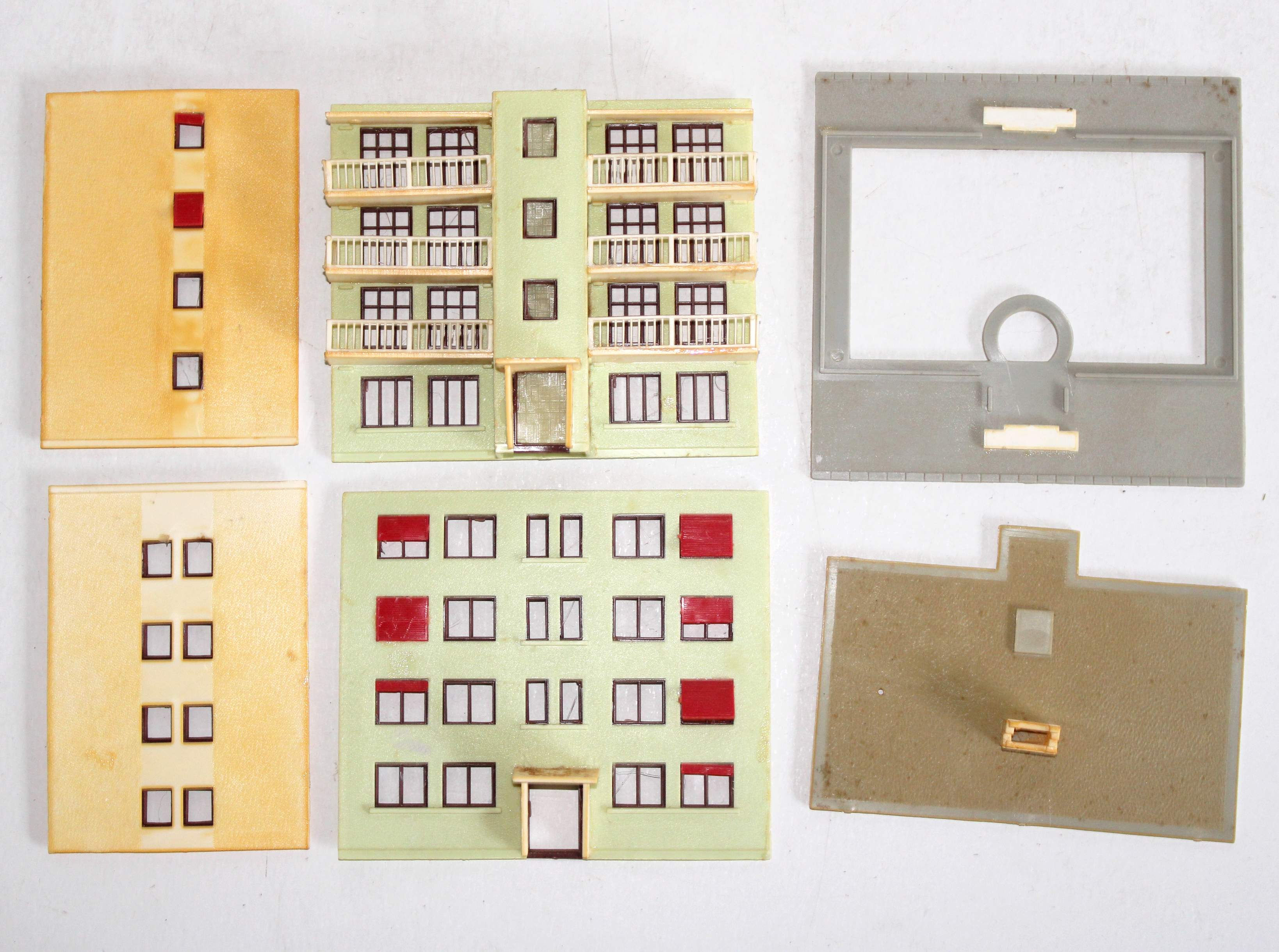 JOUEF HO 1986 MAQUETTE BLOC IMMEUBLE MODERNE APPARTEMENT HLM HABITATION DE VILLE