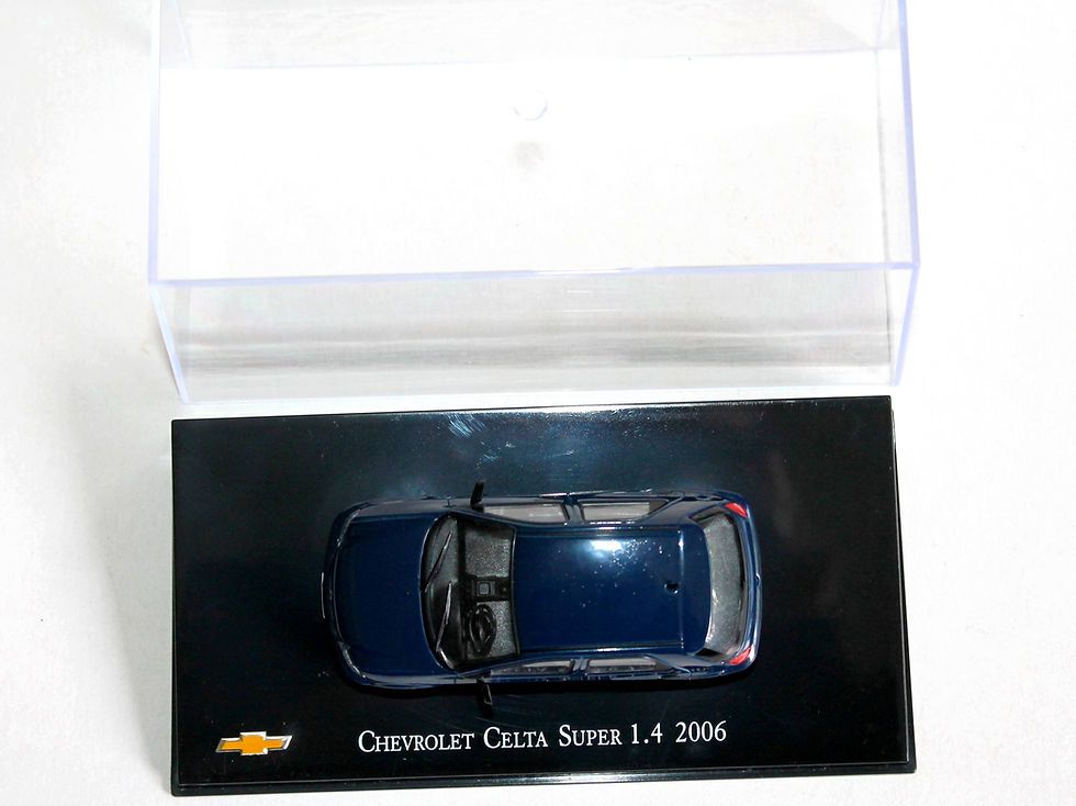 Μικρογραφία: CHEVROLET CELTA SUPER 1.4 2006 BLEU, MINIATURE 1/43 VOITURE AUTOMOBILE MODELE