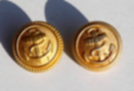 2 BOUTON UNIFORME KRIEGSMARINE  MILITAIRE MARINE WWII 2e GUERRE MONDIALE 1939-45