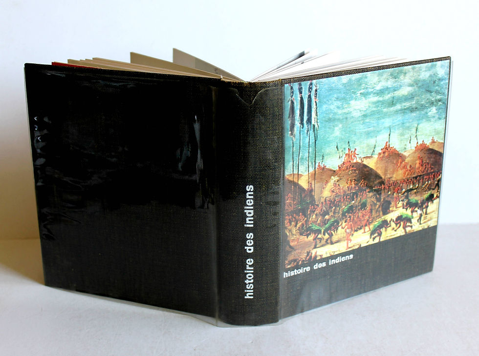 HISTOIRE DES INDIENS D'AMERIQUE DU NORD de LA FARGE 1956 Coll. LES RICHES HEURES