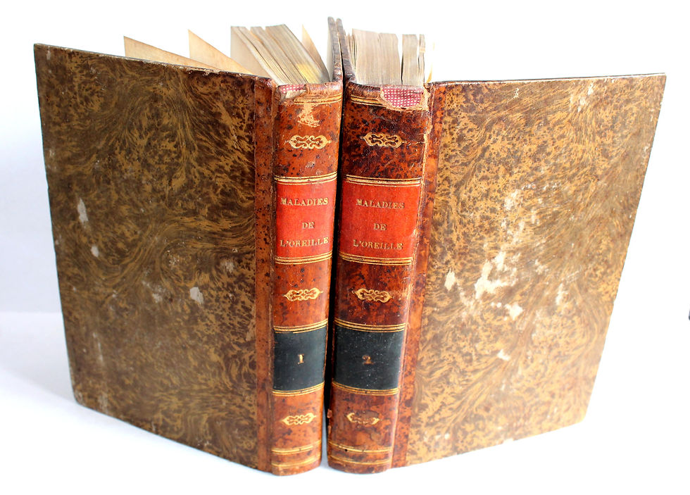 EO 1+2/2 TRAITE DES MALADIES DE L'OREILLE & DE L'AUDITION de ITARD ANATOMIE 1821