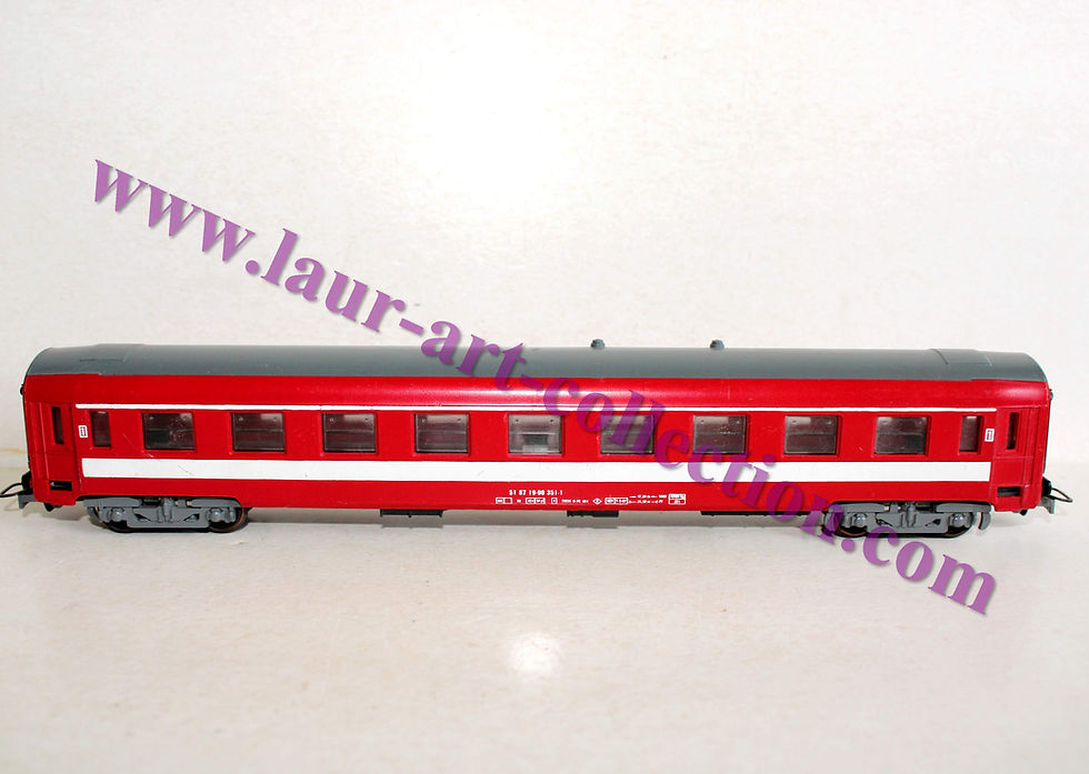 Miniatura: JOUEF HO 5270 VOITURE VOYAGEUR UIC TYPE Y, 1er CLASSE, WAGON ROUGE CAPITOLE SNCF