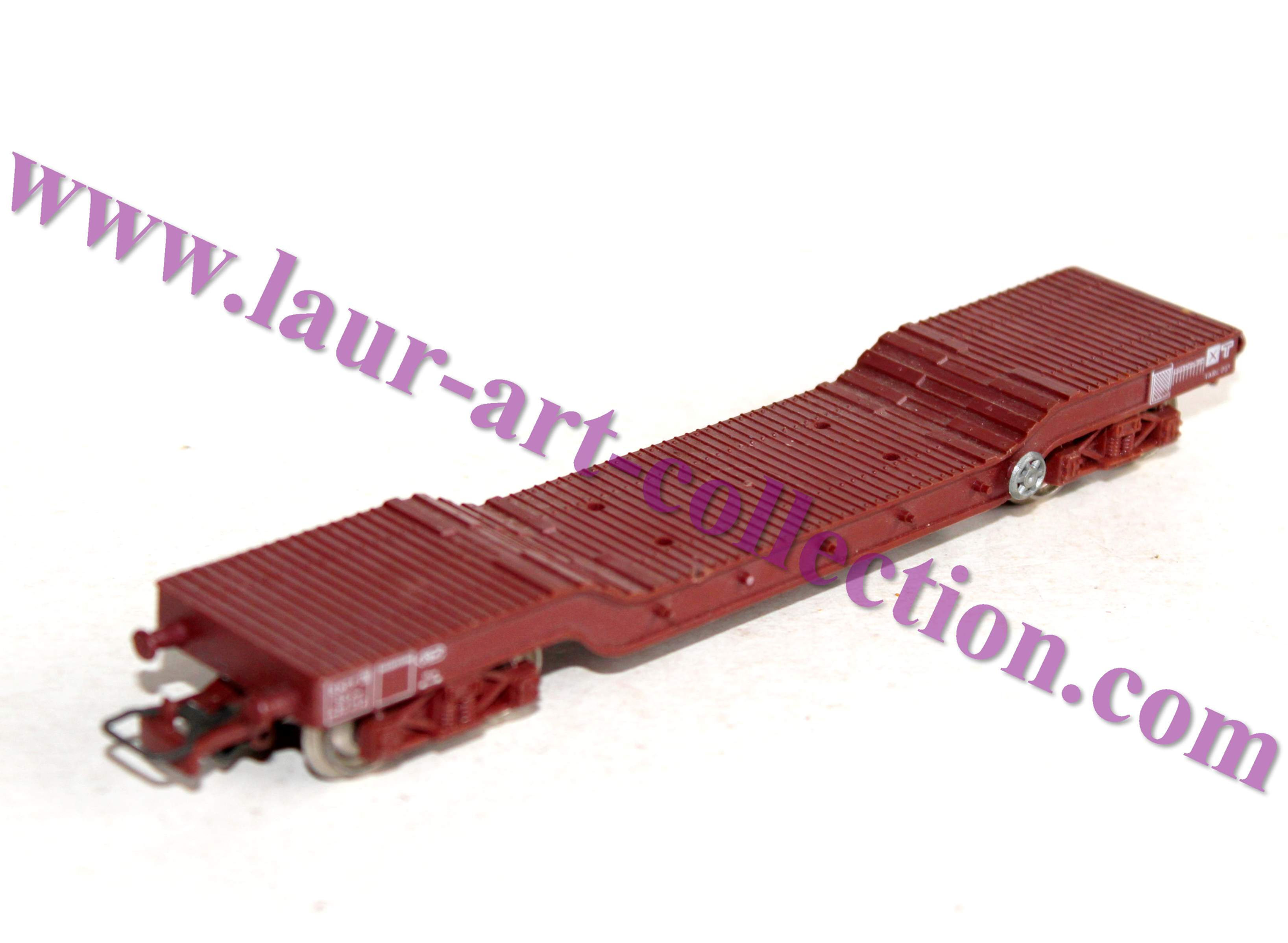 JOUEF HO 6582 B WAGON PLATEFORME SURBAISSE TRANSPORT VEHICULE ENGIN MACHINE SNCF
