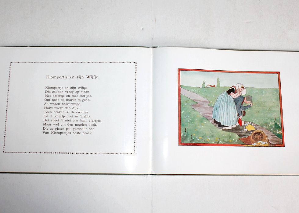 Pikkukuva: RARE LIVRE ENFANT! KINDERDEUNTJIES UIT GROOTMOEDERS TIJD RIE CRAMER 1922 UTRECHT