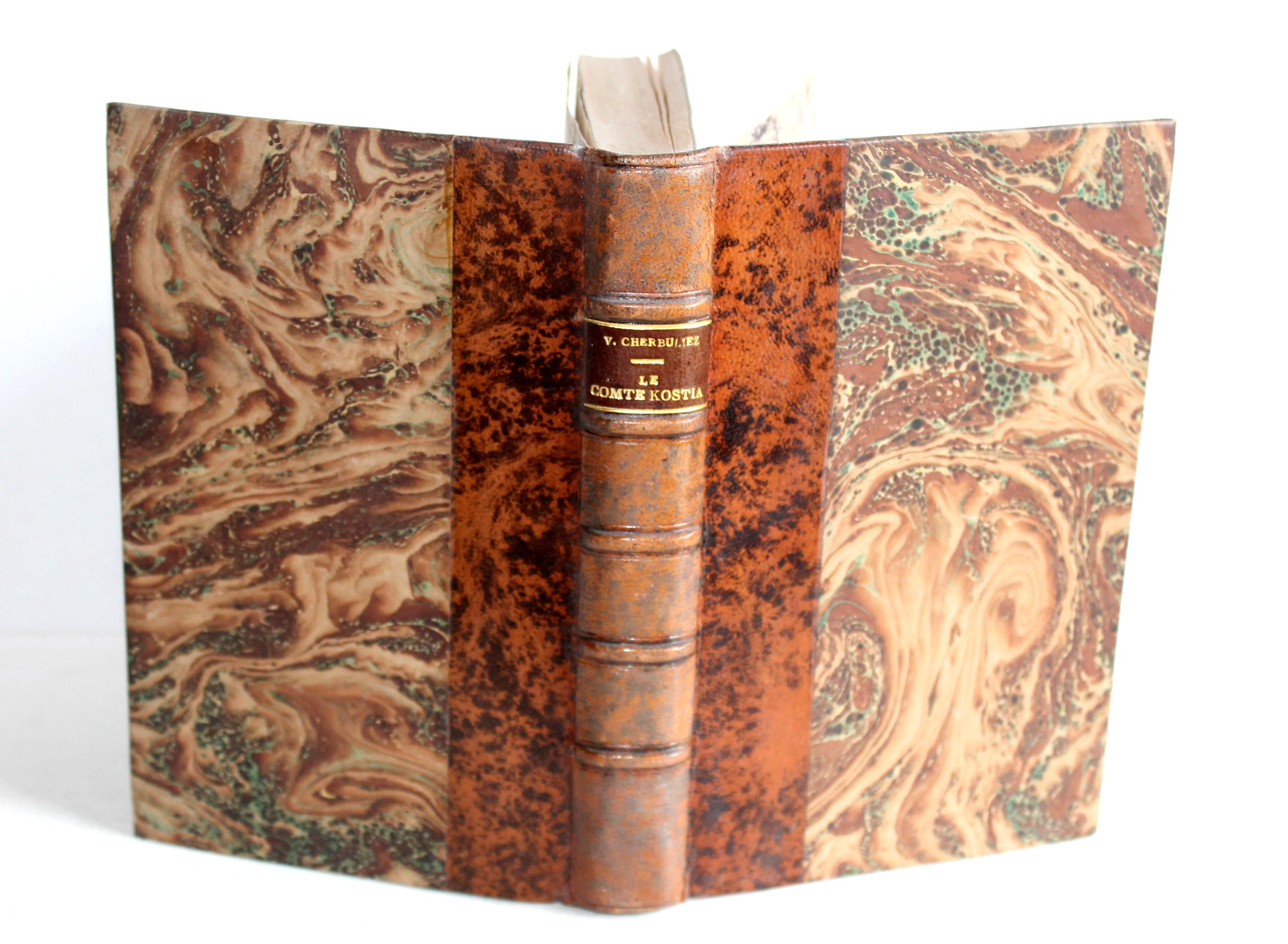 LE COMTE KOSTIA de VICTOR CHERBULIEZ, NOUVELLE EDITION, LIBRAIRIE HACHETTE, XIXe