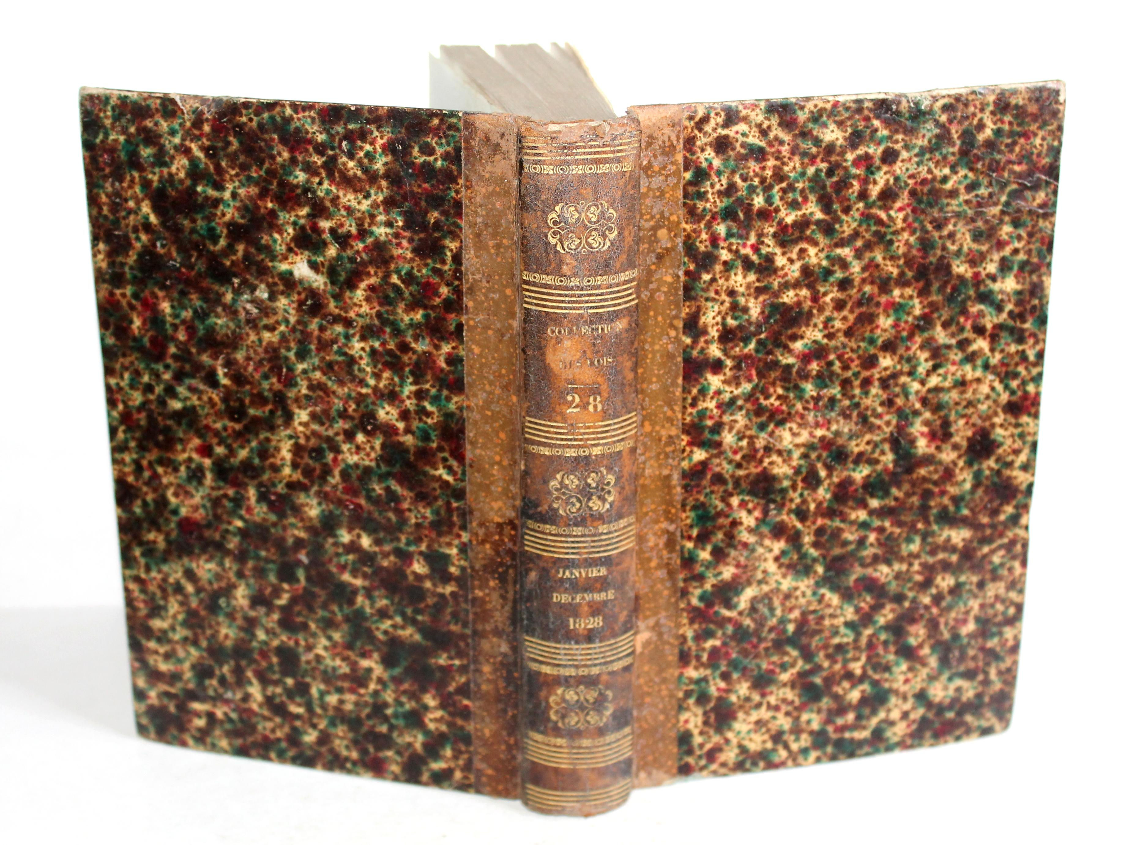 LOIS DECRETS ORDONNANCE REGLEMENS AVIS CONSEIL D'ETAT par DUVERGIER 1835 TOME 28