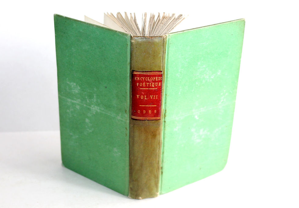 PETITE ENCYCLOPEDIE POETIQUE CHOIX POESIES TOUS GENRES CONTENANT 50 ODES 1804 T7